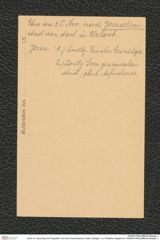 Seite 16, Umschlag mit Fotografien und losen beschriebenen Seiten, Beilage 1 zu "Palästina (Tagebuch)" (NHMW-PRAE-BBB-80-Beilage-1)